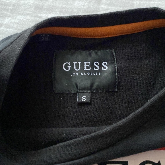Guess Black Crewneck UNISEX - Picture 2 of 3